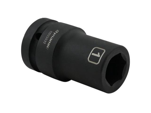 DYNAMIC D025532 1' Drive Deep Socket, Black Phosphate, Tools 1' X 1' Drive, 6