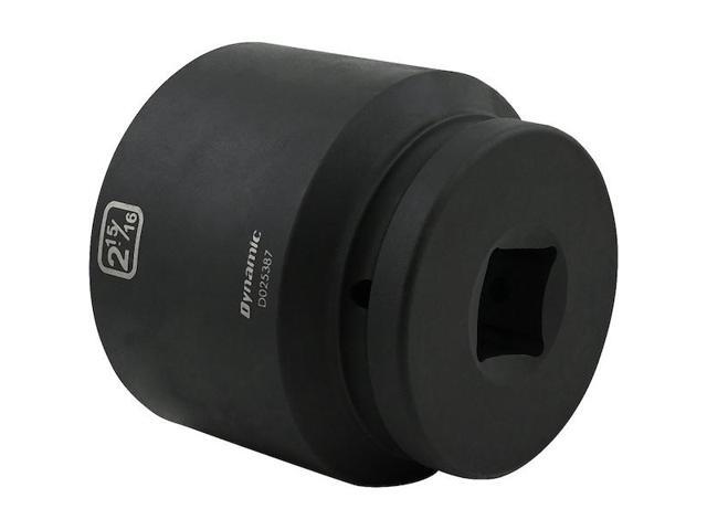 DYNAMIC D025387 1' Drive Standard Socket, Black Phosphate, Tools 2-15/16' X 1'