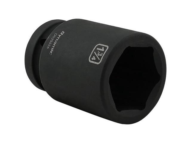 DYNAMIC D025556 1' Drive Deep Socket, Black Phosphate, Tools 1-3/4' X 1' Drive,