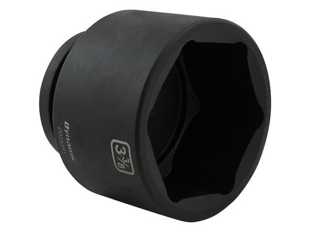 DYNAMIC D025391 1' Drive Standard Socket, Black Phosphate, Tools 3-3/8' X 1'