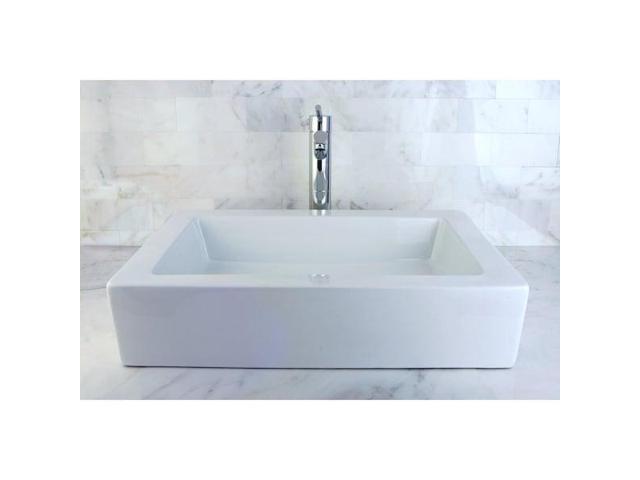 FAUCETURE EV4335 EV4335 Pacifica Vessel Sink, White
