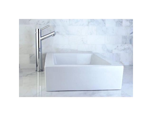FAUCETURE EV4335 EV4335 Pacifica Vessel Sink, White