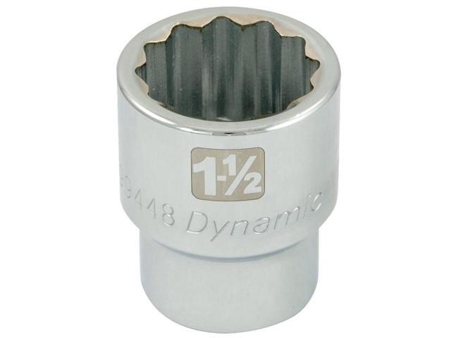DYNAMIC D099448 1' Drive, 1-1/2' SAE Socket, 6 Points