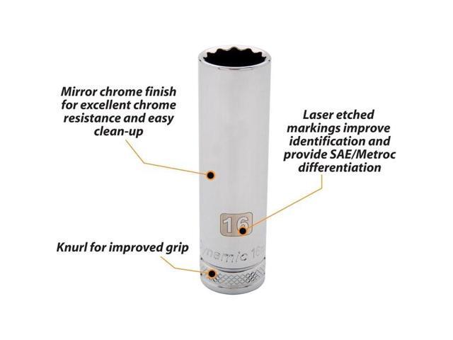 DYNAMIC D015727 1/2' Drive, 27mm Metric Socket, 12 Points