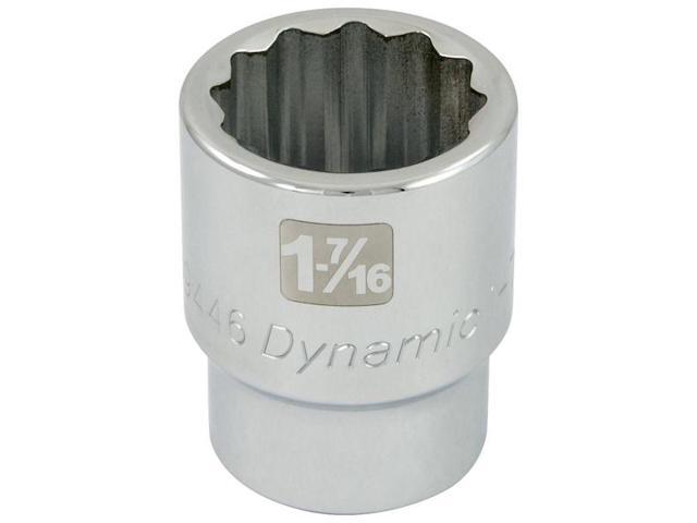 DYNAMIC D099446 1' Drive, 1-7/16' SAE Socket, 6 Points