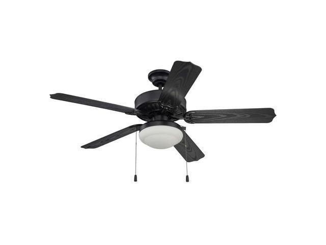 Photos - Fan CRAFTMADE END52MBK5PC1 52' Enduro Plastic with Light Kit Ceiling 