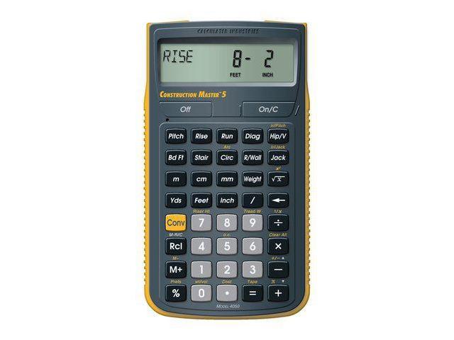 Photos - Other Power Tools CALCULATED INDUSTRIES 4050 Construction Calculator, 5 5/8 Lx3 In W