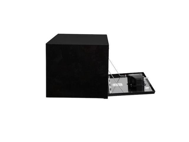 BUYERS PRODUCTS 1703304 14x16x30 Inch Black Steel Underbody Truck Box with