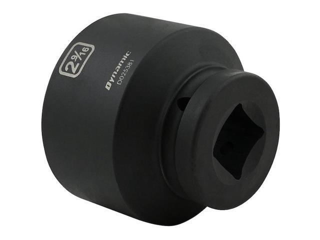DYNAMIC D025381 1' Drive Standard Socket, Black Phosphate, Tools 2-9/16' X 1'