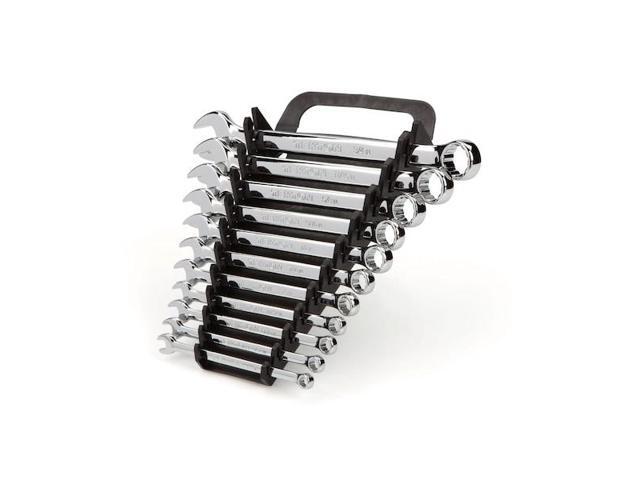 TEKTON WCB91101 Combination Wrench Set with Holder, 11-Piece (1/4 - 3/4 in.)