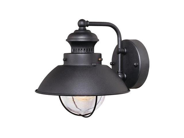 Photos - Chandelier / Lamp VAXCEL OW21581TB Harwich 8in Outdoor Light Black