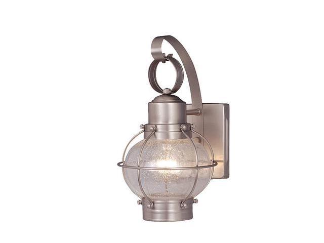 Photos - Chandelier / Lamp VAXCEL OW21861BN Chatham 7in Outdoor Light Nickel