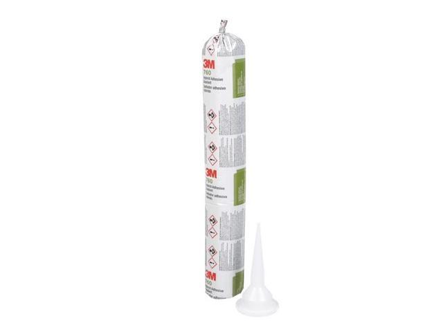 3M 760 UV Polymer Adhesive Sealant, 20 oz, Sausage Pack, White, Polymer Base,