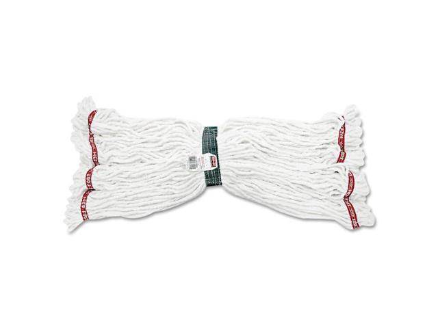 RUBBERMAID COMMERCIAL FGA21206WH00 1 in Looped-End Wet Mop, White,