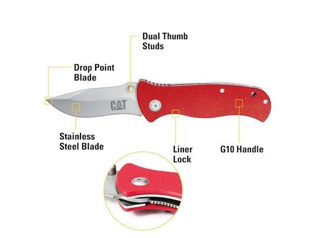 CAT 980125 7-1/2 Inch Folding Knife