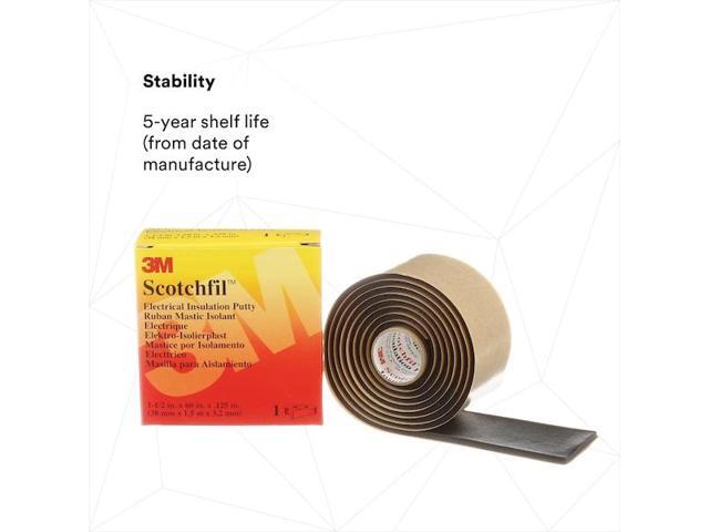 3M 41750 Scotchfil Electrical Insulation Putty 1-1/2' X 60'