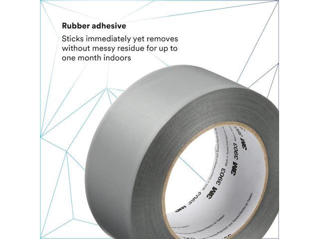 3M 3903 Duct Tape, Gray, 50 yd L, 2 in W