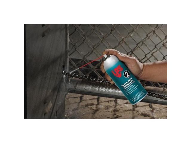 LPS 00216 Heavy-Duty Lubricant, No Food Contact, 16 oz Aerosol Can, Brown