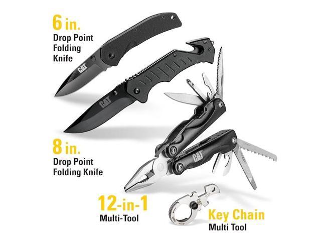CAT 980103 4 pc Multi-Tool & Folding Pocket Knife Set