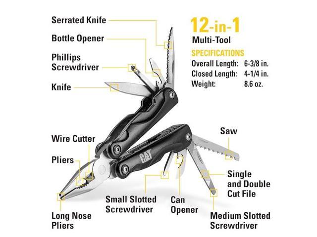 CAT 980103 4 pc Multi-Tool & Folding Pocket Knife Set