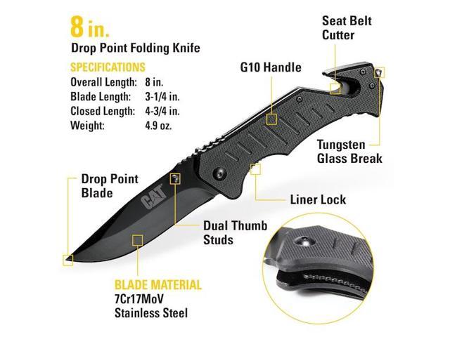CAT 980103 4 pc Multi-Tool & Folding Pocket Knife Set