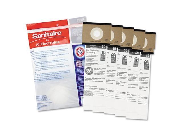 SANITAIRE EUR 63262-10 SD Premium Allergen Vacuum Bags for SC9100 Series, PK50
