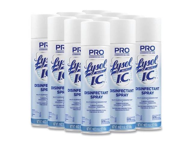 LYSOL REC 95029 Disinfectant Spray, 19 oz. Aerosol Spray Can, Original, 12 PK