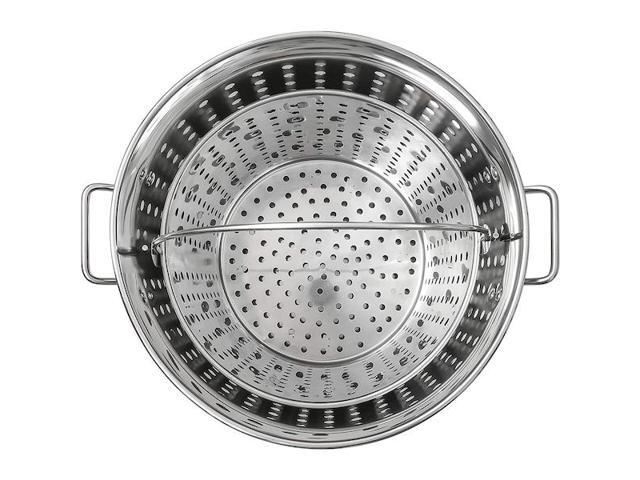 CONCORD S100-BAK Stainless Steel Stock Pot w/Steamer Basket, 100 Quart