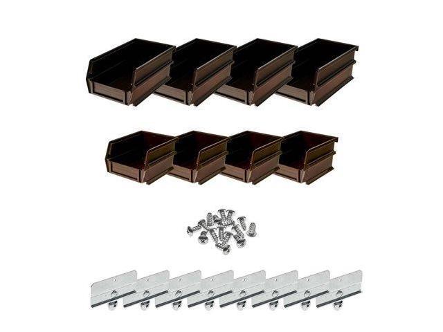 TRITON PRODUCTS 028-BR Polypropylene Polypropylene Bin Kit, Brown