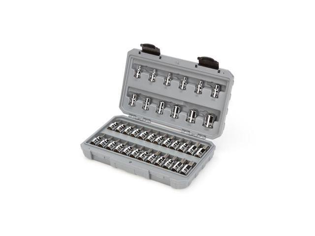 TEKTON SKT15402 3/8 Inch Drive Torx/TR Torx Bit & External Star Socket Set,