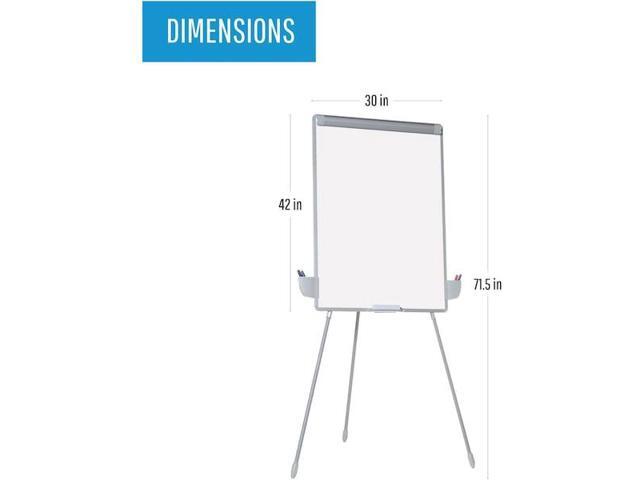 MASTERVISION EA2300433MV Dry Erase Board, Melamine, 67 in, 36 in, Plastic