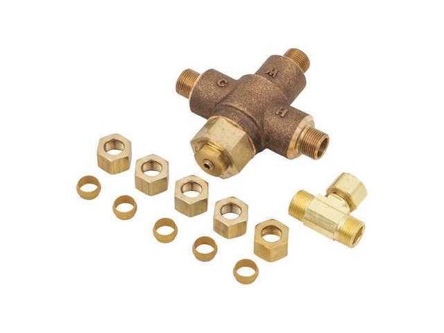Photos - Other sanitary accessories ACORN CONTROLS ST70-38-BCT Tempering Valve, Compression Inlet, Brass