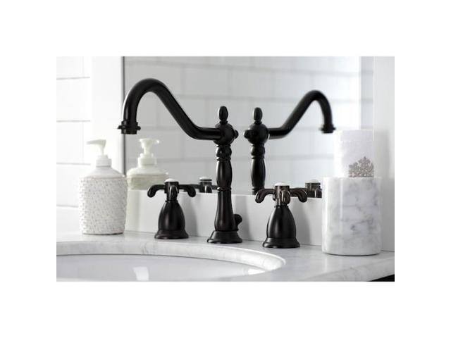 KINGSTON BRASS KS1995TX KS1995TX 8' Widespread Bathroom Faucet, Oil Rubbed