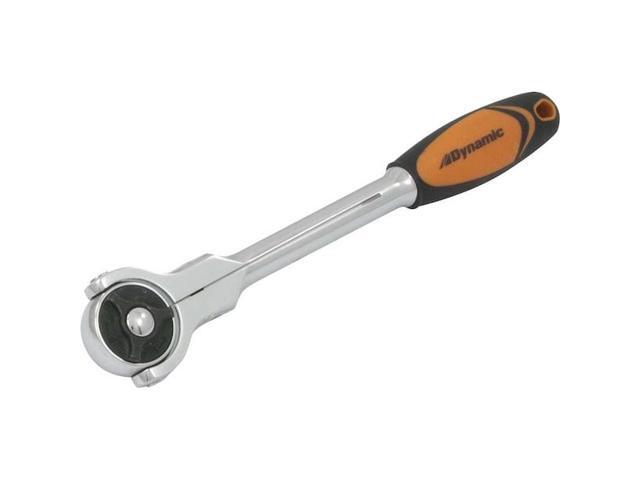 DYNAMIC D005306 3/8' Dr 72 Tooth Swvl Head Qck Release Ratchet, 9'L, Comfort