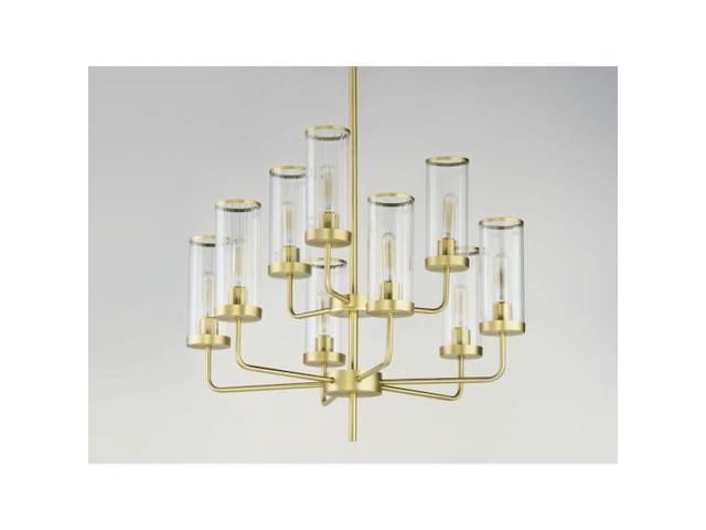 MAXIM LIGHTING 11479CRSBR Crosby 9-Light Chandelier