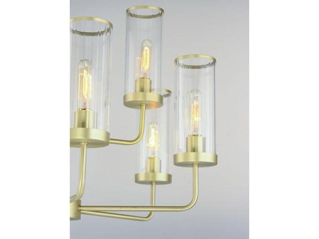 MAXIM LIGHTING 11479CRSBR Crosby 9-Light Chandelier