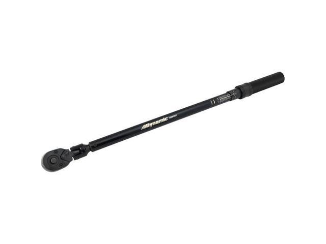 DYNAMIC D086202 Tools 1/2' Drive Flex Head Torque Wrench, 30-250 Ft/lbs., 32