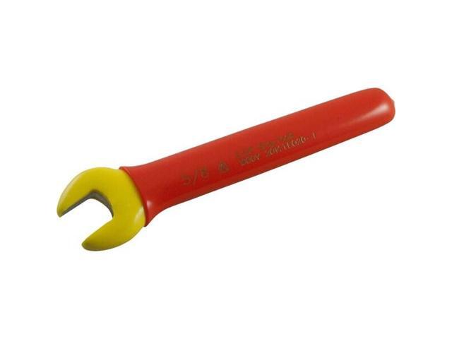 GRAY TOOLS E020-I 1000V Insulated Open End Wrench, 5/8', 1000V Insulated