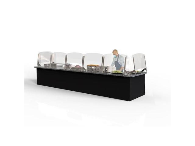 ROSSETO SERVING SOLUTIONS AG205 Avant Guarde Shield + Serve Clear Side Panel