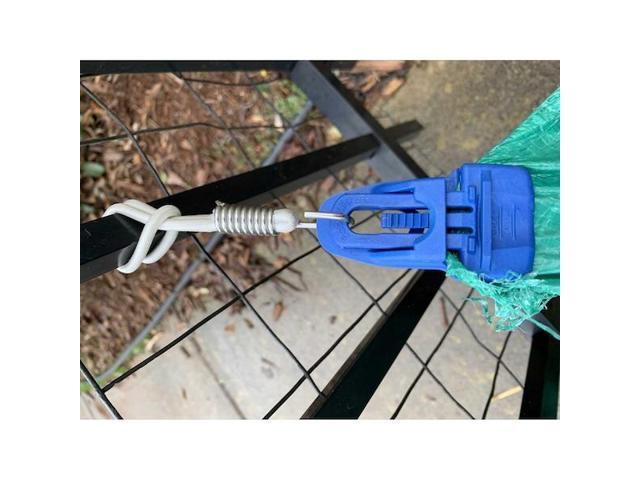 EASYKLIP 25101 Bag Midi Clip-Black, 220Lbs Capacity, Tarp, Netting, 1/4' Thick,