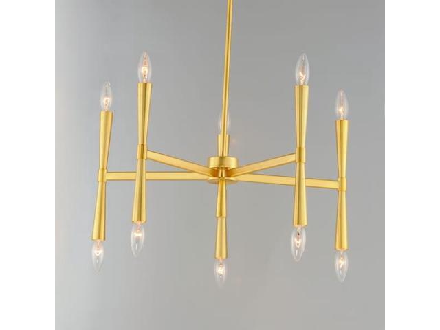 MAXIM LIGHTING 24625SBR Rome 10-Light Chandelier