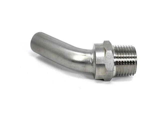 CONCORD DT-05 304 Stainless Steel Beer Brewing Dip Tube Pick Up, 3', Extra Wide