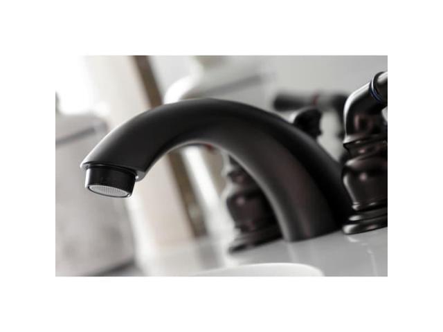 KINGSTON BRASS KB955B KB955B Mini-Widespread Bathroom Faucet, Oil Rubbed Bronze
