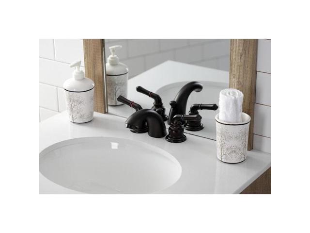 KINGSTON BRASS KB955B KB955B Mini-Widespread Bathroom Faucet, Oil Rubbed Bronze