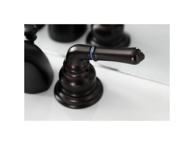KINGSTON BRASS KB955B KB955B Mini-Widespread Bathroom Faucet, Oil Rubbed Bronze