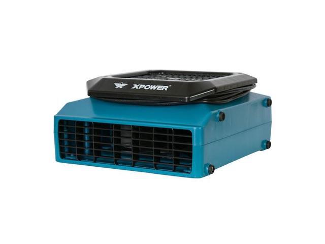 XPOWER XL-730A Low Profile Air Mover W/ GFCI Power Outlets for Daisy Chain