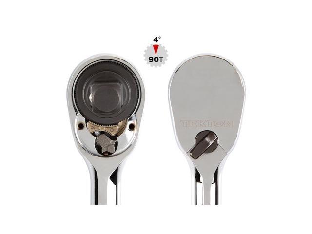 TEKTON SRH91006 1/4, 3/8 Inch Drive Stubby Ratchet Set, 2-Piece (3, 4-1/2 in.)