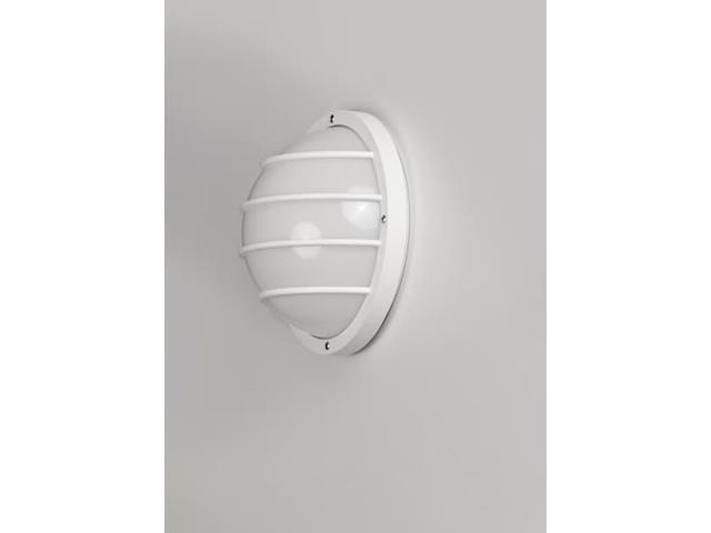 MAXIM 10112FTWT Bulwark 1-Light 10.25' Wide White Outdoor Wall Sconce