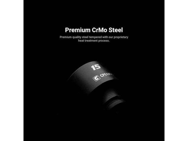 CAPRI TOOLS CP51000-20SSDR 1/4in. Drive Shallow Deep Impact Socket Set, 3/16