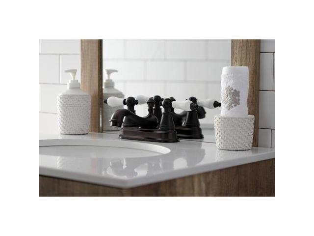 FAUCETURE FSY3605PL FSY3605PL 4' Centerset Bathroom Faucet, Oil Rubbed Bronze